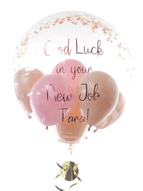 Personalised New Job Balloon Choose Your Colours