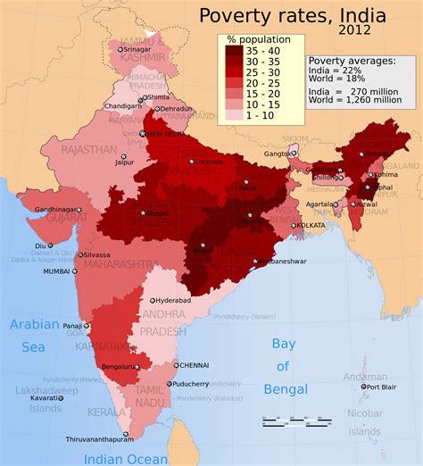 poverty level map of india