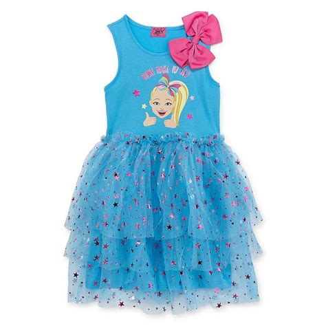 Jojo Siwa Jojo Siwa Embellished Sleeveless Tutu Dress Preschool Big