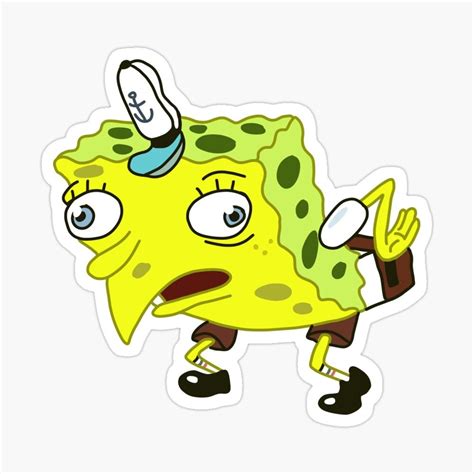 Mocking Spongebob Meme Sticker By Yellowwpaint Snapchat Stickers