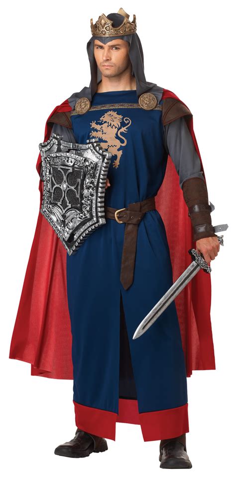 Deluxe Richard The Lionheart Medieval King Fancy Dress Mens Costume Adult Outfit Ebay