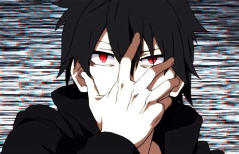 Thy black hair is there but ruined with those white streaks ;3. 30+ Top For Black Hair Anime Boy With Red Eyes - Mesintaip ...