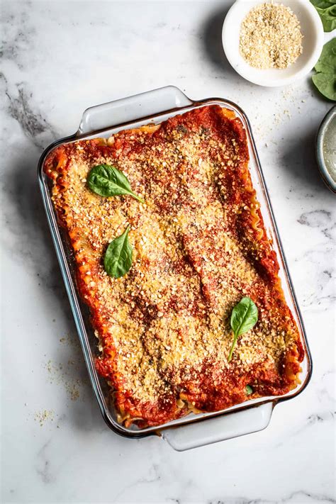 Vegan Lasagna With Tofu Ricotta Nourished By Caroline