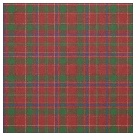 Clan Munro Tartan Fabric Zazzle
