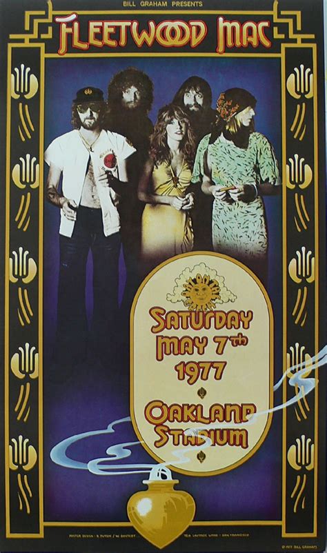 fleetwood mac rumours era concert poster