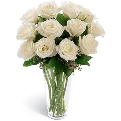 Gambar Bunga Mawar Putih Dalam Vas Bunga White Rose Bouquet White
