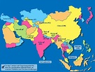 Asien Länder Karte