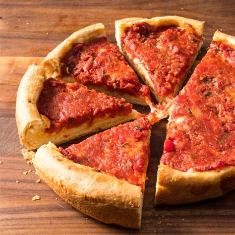 Chicago Style Deep Dish Pizza Americas Test Kitchen Recipe