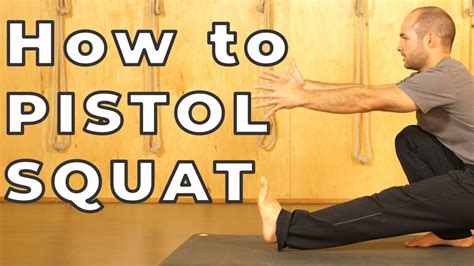 How To Pistol Squat Hard Yoga Poses Made Easy Youtube