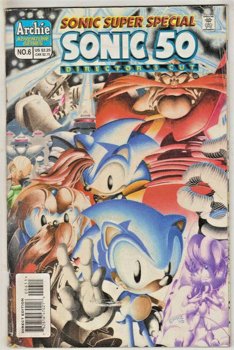 Sonic Super Special6 Fnvf 1998 Archie Adventure Series Comics Comic