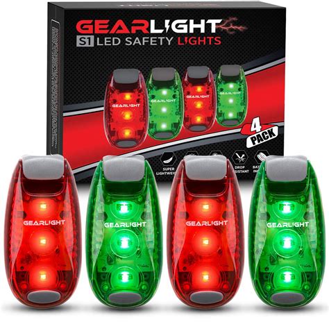 Buy Gearlights1 Led Safety Lights 4 Pack For Boat Bike Dog And