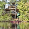 the ULTIMATE conservative :o) | Cool tree houses, Beautiful tree houses ...