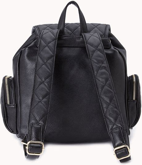 Forever 21 Batty Babe Faux Leather Backpack In Black Lyst