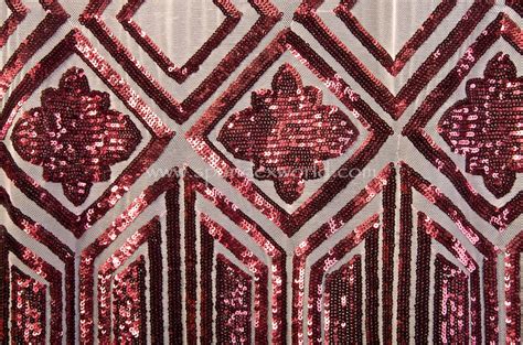 Stretch Sequins Lt Nude Maroon