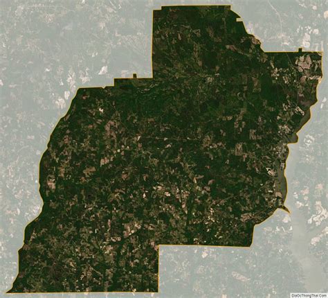 Map Of Barbour County Alabama
