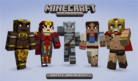 Minecraft For Xbox 360 Gets Free Birthday Skin Pack Premium Battle And Beasts One