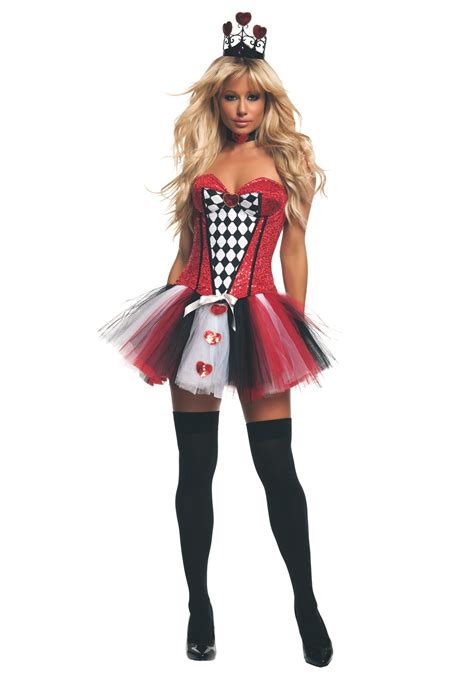 Sexy Queen Of Hearts Costume Halloween Costumes Pinterest