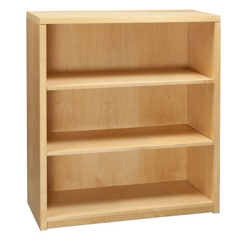 3 Shelf Used Bookcase Maple National Office Interiors And Liquidators