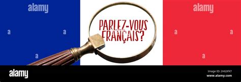 French Language And Question Do You Speak French Stock Photo Alamy