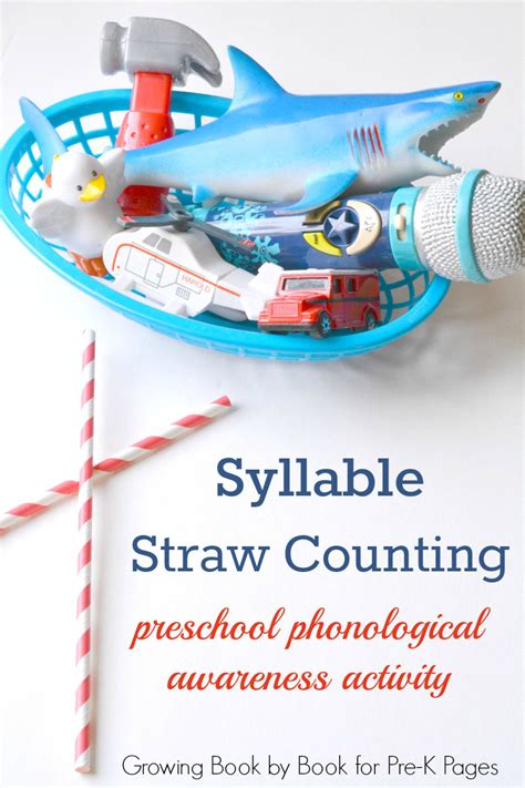 Pdf | sixteen preschool children with speech and/ or language disorders received phonological awareness training for a period of 9 months. Syllable Counting with Straws - Pre-K Pages