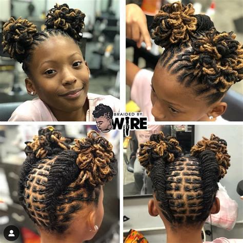 Dreadlocks Styles For Kidsgirls A Great Style That Has A Lot Of