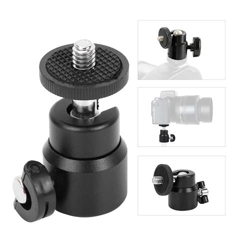 360 Rotation Mini Ball Head 14 Inch Screw Mount Stand Stable Moving