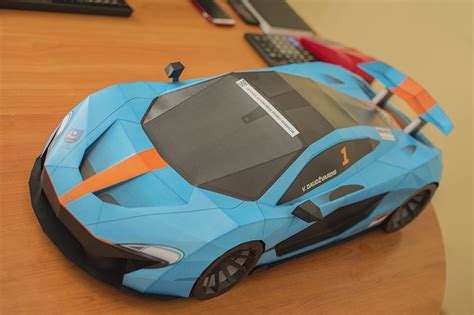 Check This Custom Mclaren P Supercar Inspired Paper Model Built By My
