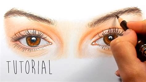Tutorial How To Draw Color Realistic Eyes With Colored Pencils