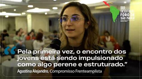 Agustina Alejandro Do Compromisso Frenteamplista Do Uruguai No XXVI