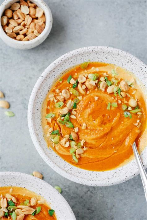 Spicy Carrot Soup Healthy Hearty And Delicious Primavera Kitchen