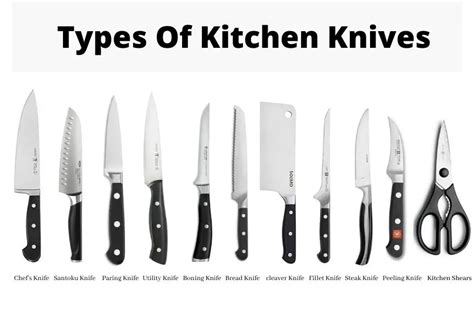 11 Types Of Knives And Their Uses In The Kitchen