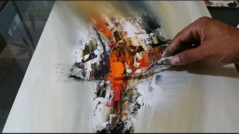 Abstract Painting Easy Blending And Palette Knife
