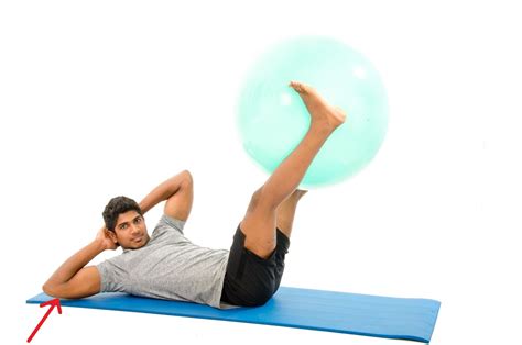 Gym Ball Double Leg Lift And Oblique Crunch Vissco Healthcare Private