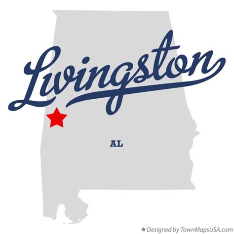 Map Of Livingston Al Alabama