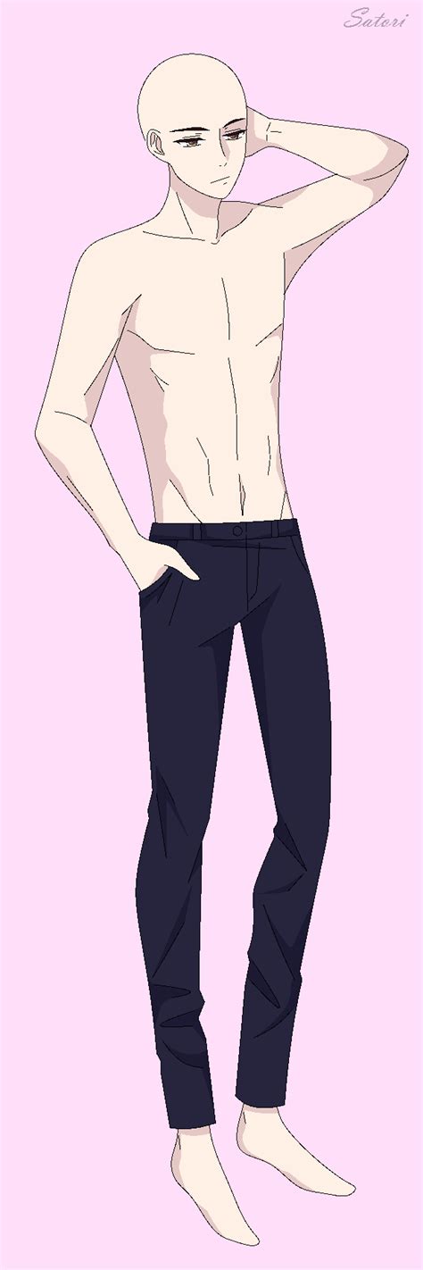 Anime Boy Reference Fullbody By Satorisky On Deviantart