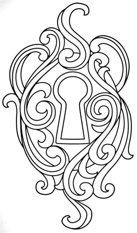 Keyhole Coloring Coloring Pages