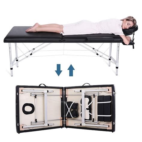 Professional Folding Massage Table With Aluminum Frame By