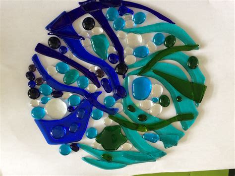 Abstract Fused Glass Wall Art Fused Glass Wall Art Glass Wall Art Fused Glass