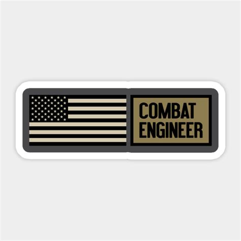 Combat Engineer Engineer Sticker Teepublic