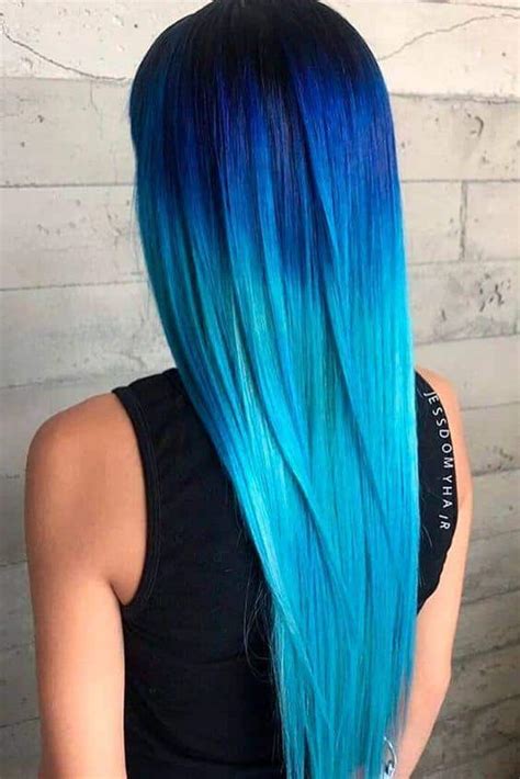 Blue ombre hair reminds us of fantasy beings such as fairies and mermaids and so you can be sure that it will always make you look stylish. 6 Gorgeous Styling Tips for Blue Ombre Hair |Glaminati.Com ...