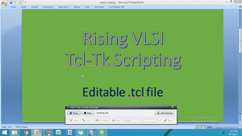 How To Edit A Tcl File Youtube