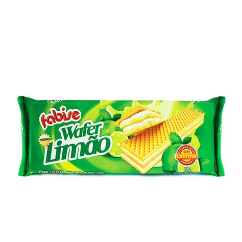 Biscoito Wafer Limão Sem Lactose Fabise 80g