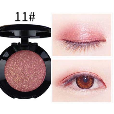 2017 New 1pcs Brown Red Eye Shadow Powder Shimmer Warm Color Shadow