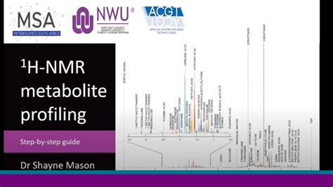 Human Metabolomics Webinar By Dr Shayne Mason Youtube