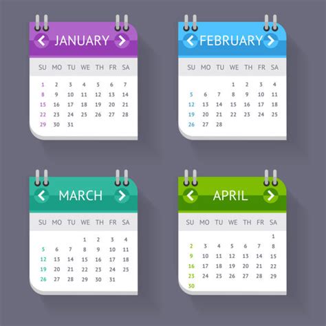 Best Calendar Pictures For Each Month Illustrations