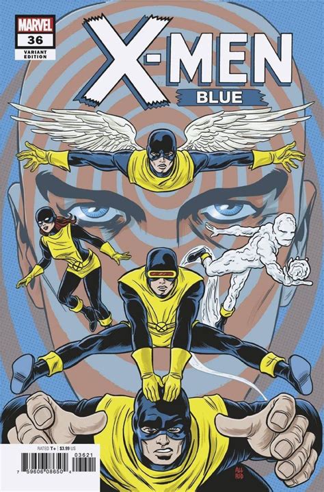 X Men Blue 36 Variant Cover By Mike Allred Comic Books Art