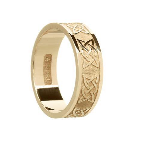👉this ring can be worn as a wedding band or promise ring by men or women. Mens Celtic Lovers Knot Wedding Rings MG-WED295