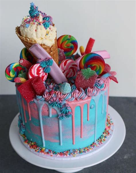 Candy Explosion Cake Cakes By Flynn 14th Birthday Happy Birthday Cakes Cake Decorating