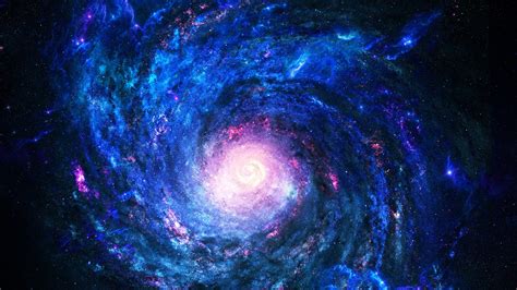 Cosmos Spiral Nebula Star Spiral Galaxy Wallpaper Blue Galaxy