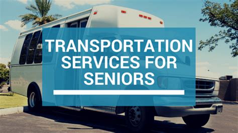 Transportation Services For Seniors